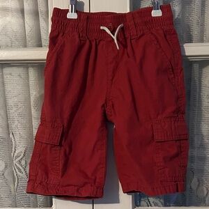 😉Bundle Day😉Children’s Place Boys Red Cargo Shorts Drawstring